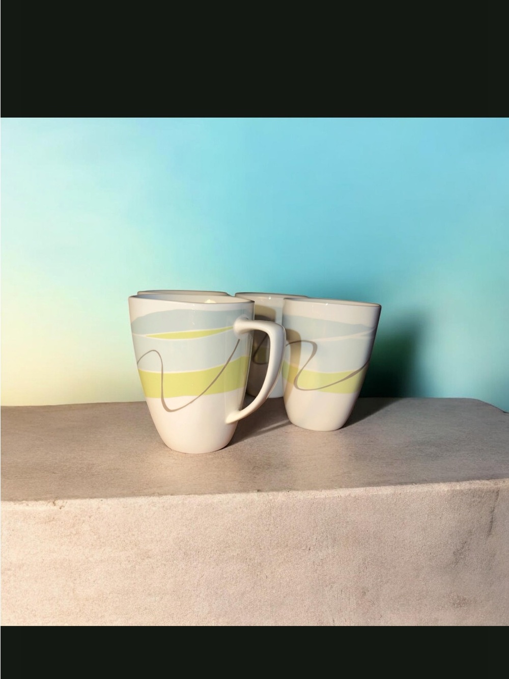 Corelle Coordinates discontinued Harmony pattern set of 4